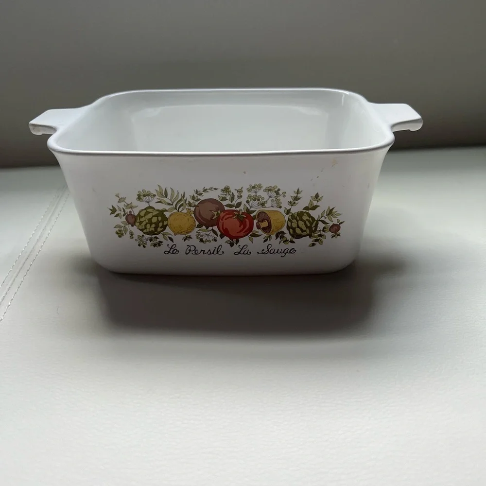 Vintage Corningware Corelle Spice of Life Le Persil La Sauge Baking Pan